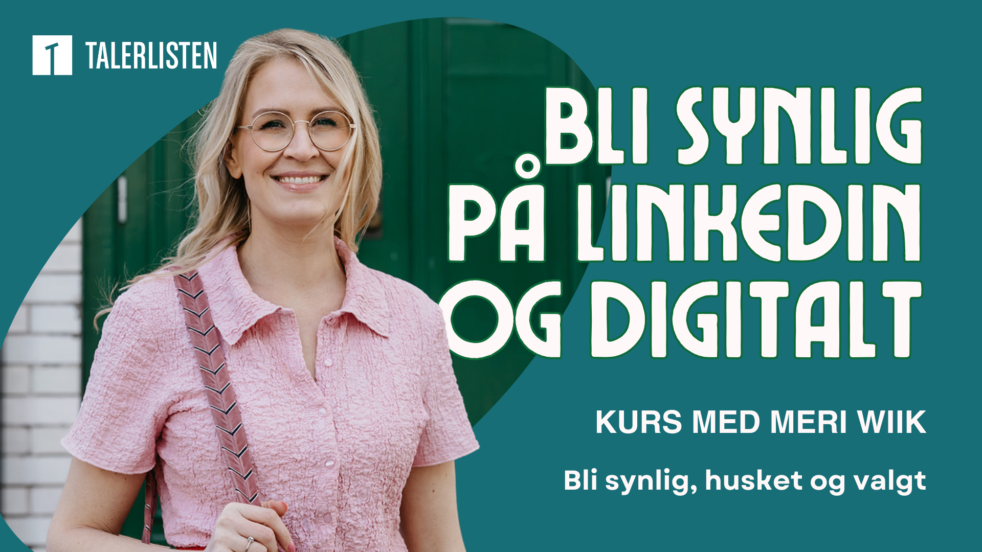 Meri Wiik holder kurs i merkevarekjennskap for person og bedrift med fokus på hvordan personlig merkevare styrker merkevarevekst og salg