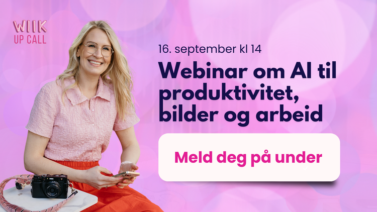 Bli med på webinar om AI til produktivitet og prosjekt